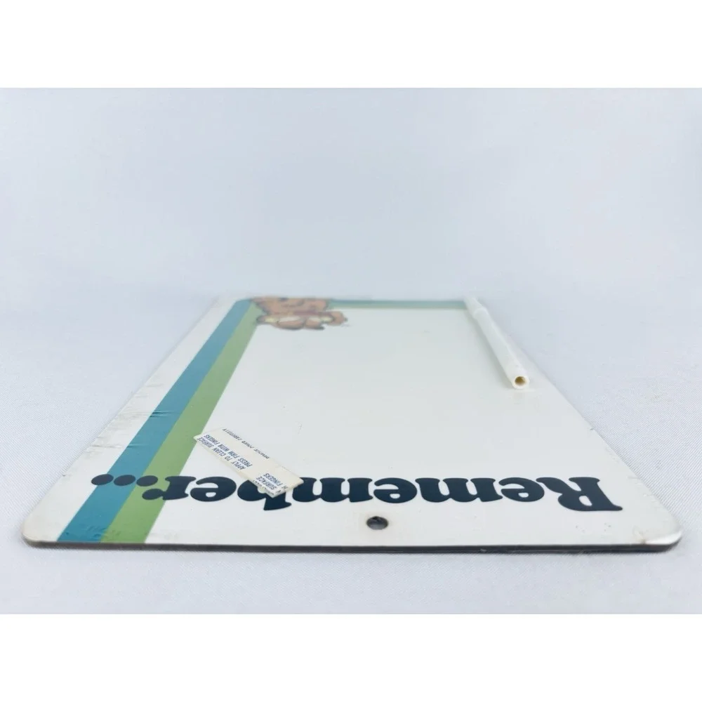 Vintage GARFIELD Remember 1978 Memo Wipe Off Erase Board Webway NOS Sealed‎